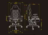 Fauteuil Hator Darkside 3  Fabric - Taille L (Noir)