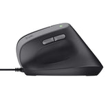 Souris filaire ergonomique Trust Bayo II (Noir)