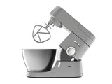 Robot pâtissier Chef - KENWOOD - KVC3100S - Bol Inox 4,6 L - Pétrin, fouet et batteur inclus - 1000 W - Argent
