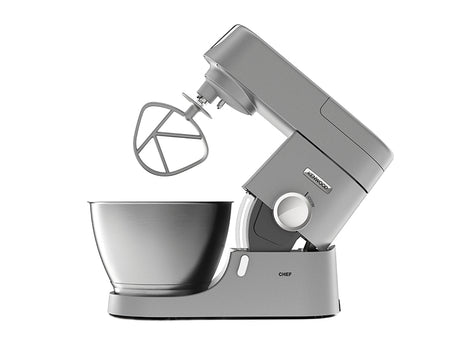Robot pâtissier Chef - KENWOOD - KVC3100S - Bol Inox 4,6 L - Pétrin, fouet et batteur inclus - 1000 W - Argent