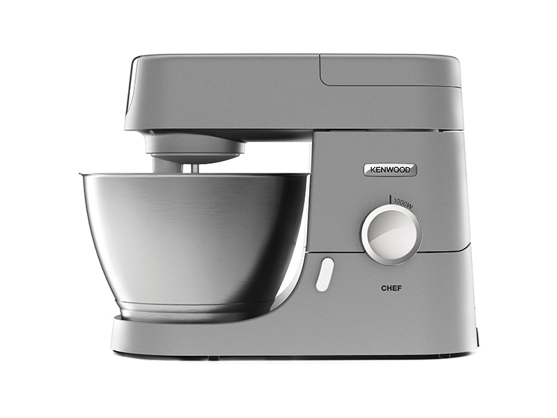 Robot pâtissier Chef - KENWOOD - KVC3100S - Bol Inox 4,6 L - Pétrin, fouet et batteur inclus - 1000 W - Argent