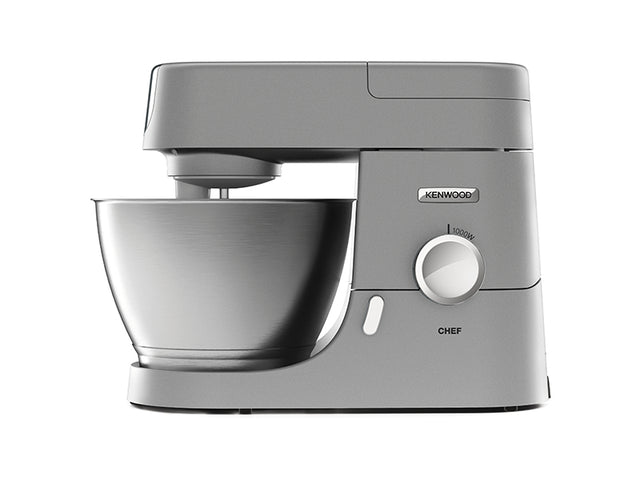 Robot pâtissier Chef - KENWOOD - KVC3100S - Bol Inox 4,6 L - Pétrin, fouet et batteur inclus - 1000 W - Argent