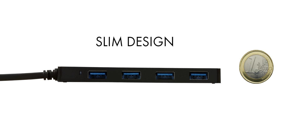 Hub USB Type C I-Tec - 4 ports USB 3.0 (Noir)