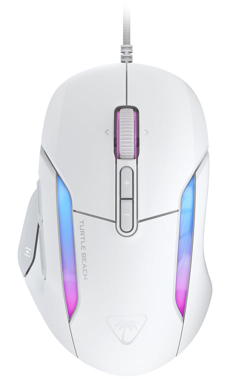 Souris gaming filaire - Turtle Beach Kone™ II - Ultra légere - Blanc, 26 000 DPI, 23 fonctions personnalisables