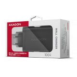 Chargeur secteur Axagon 2x USB-C + 1x USB-A 100W (Noir)
