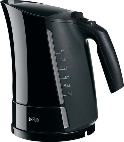 Bouilloire BRAUN WK300 - 1,7L - Noir - Chauffe ultra-rapide 45s - Filtre anti-calcaire amovible
