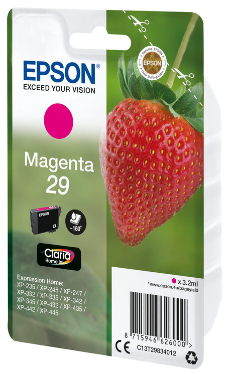 EPSON Cartouche d'encre T2983 Magenta - Fraise (C13T29834012)