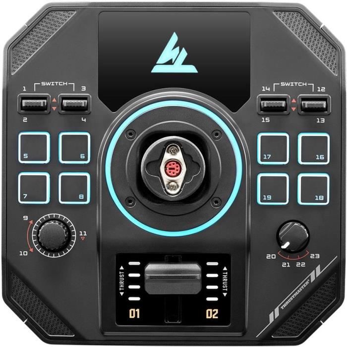 Base modulaire multi-simulation - THRUSTMASTER - Technologie HEART - Sol-R 5 Base - Compatible Windows 10/11 et logiciel TARGET