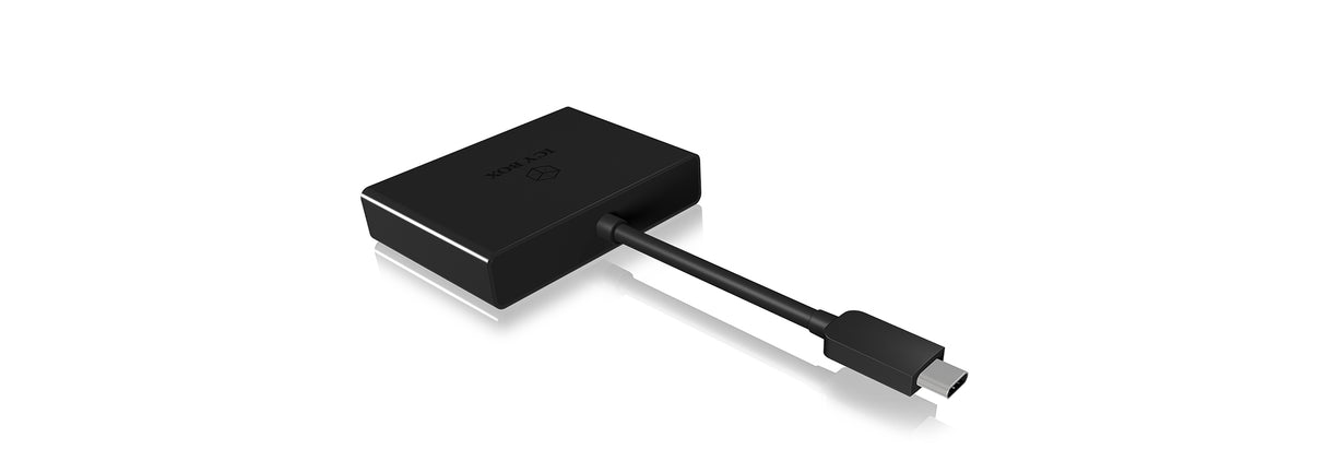 Adaptateur Icy Box IB-DK4032-CP USB 3.1 Type C vers VGA + Type C + USB