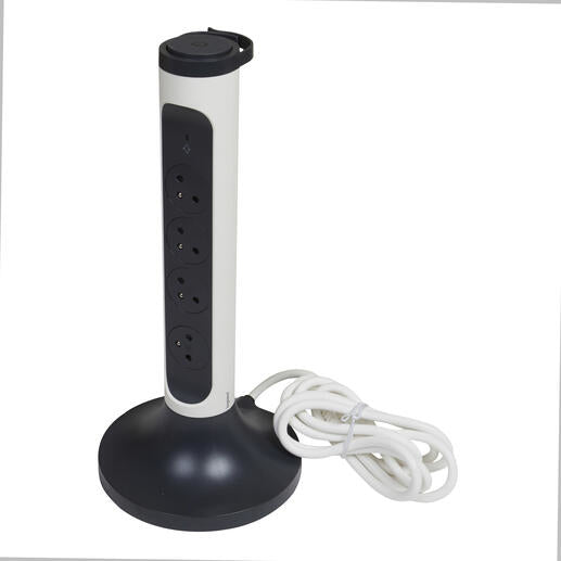 Multiprise 4 prises Legrand 2m (Noir/Blanc)