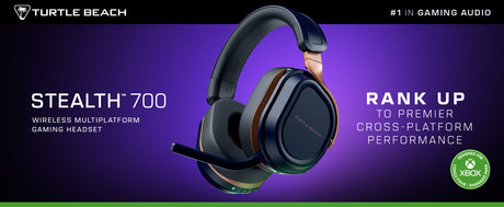 Casque gaming sans fil - Turtle Beach Stealth™ 700X (Gen3) - Cobalt - Xbox, PS5, PS4, PC, mobile, 60mm, Bluetooth, 80h