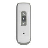 Volet roulant H220 cm x L120 cm PVC recoupable en largeur et hauteur - Manoeuvre électrique radio - Coloris Blanc -