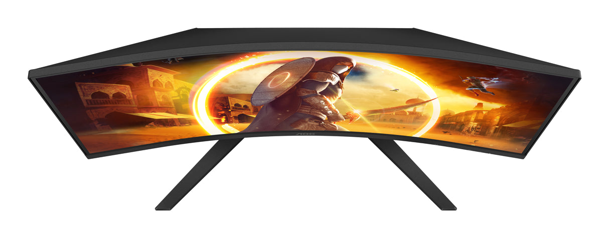 Ecran PC incurvé Gamer - AOC - 32'' - QHD - 180Hz - Dalle Fast VA - 0,5ms - CQ32G4VE