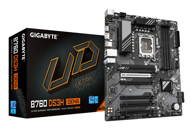 Carte mere - GIGABYTE - B760 DS3H GEN5 - Format ATX - Chipset Intel B760 - PCIe 5.0