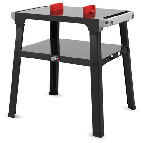 Support pour Lumin/Lumin Compact - Weber - Etagere de rangement - Deux crochets intégrés - Noir