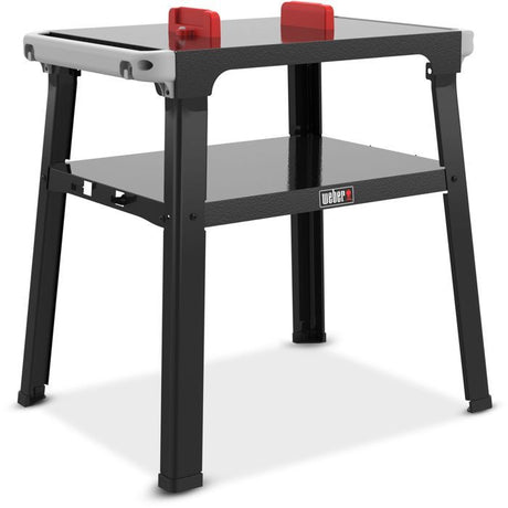 Support pour Lumin/Lumin Compact - Weber - Etagere de rangement - Deux crochets intégrés - Noir