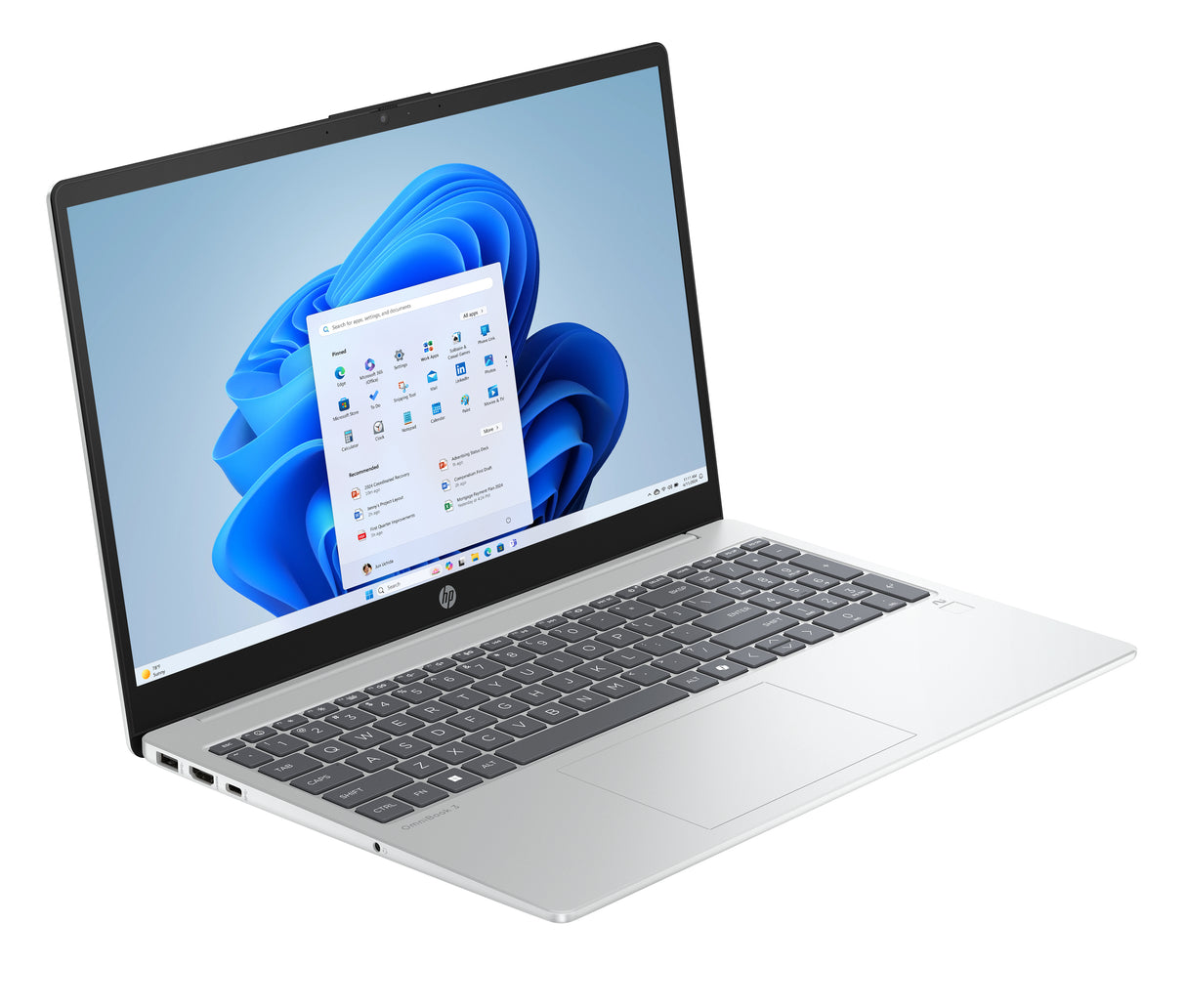 PC Portable HP Omnibook 3 15-fn0027nf - Windows 11 - 15,6 FHD IPS - Ryzen AI 5 330 - RAM 24Go - Stockage 512Go SSD - AZERTY