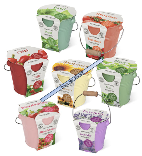 Mes premieres jardinieres - SILVERLIT - MON POT VINTAGE - BOUTIQUE GARDEN - Des 3 ans - Modele aléatoire
