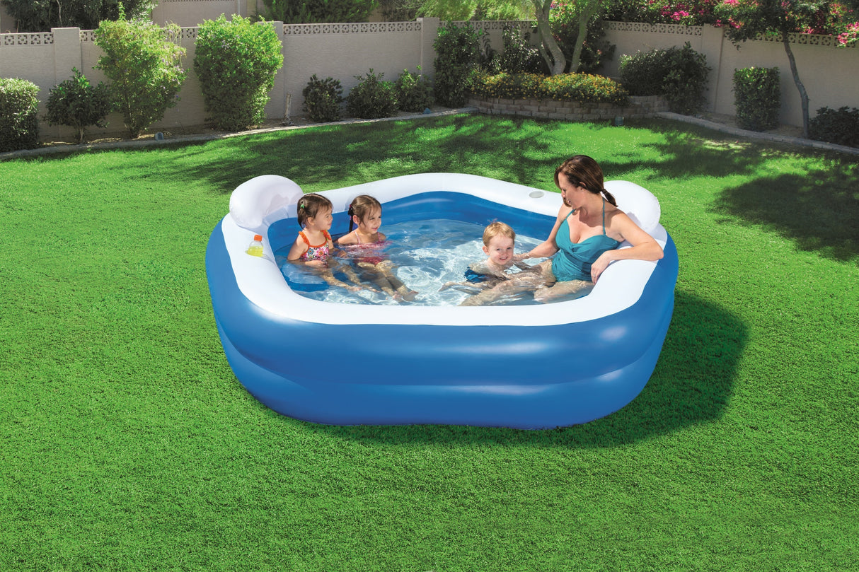 Piscine gonflable - Bestway - Family Fun - 2 anneaux - 575L