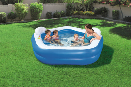 Piscine gonflable - Bestway - Family Fun - 2 anneaux - 575L