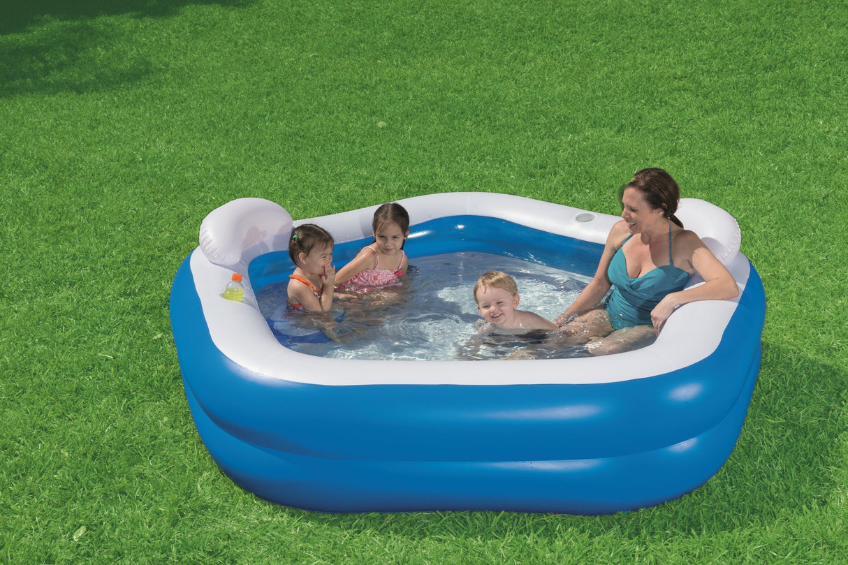 Piscine gonflable - Bestway - Family Fun - 2 anneaux - 575L