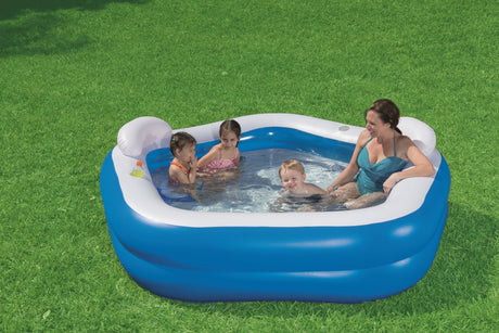 Piscine gonflable - Bestway - Family Fun - 2 anneaux - 575L