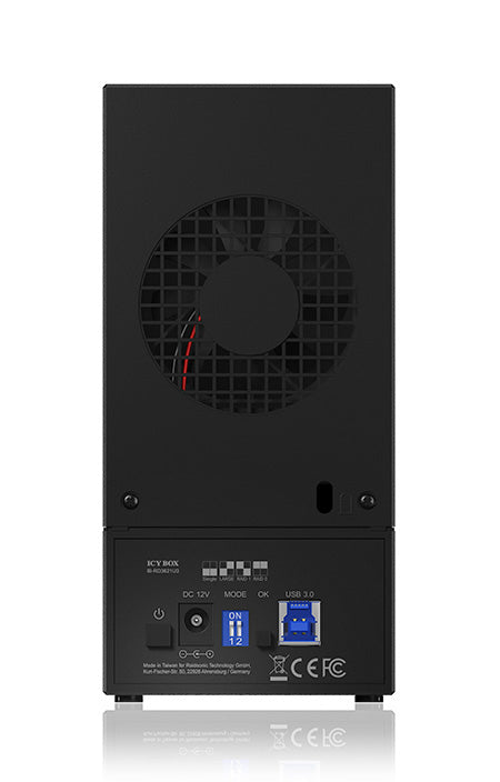 Boitier Externe Icy Box IB-RD3621U3 USB3.0 - 3,5" S-ATA - 2 Baies