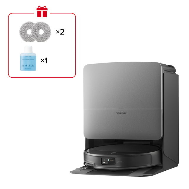 ROBOROCK SAROS 20X - Aspirateur Robot Laveur - 36 000 Pa - Lavage a l'eau chaude 100 °C - AdaptiLift 3.0