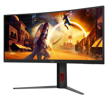 Ecran PC Gamer incurvé - AOC - 34'' - WQHD - 180Hz - Dalle Fast VA - 0,5ms - Réglable en hauteur - CU34G4