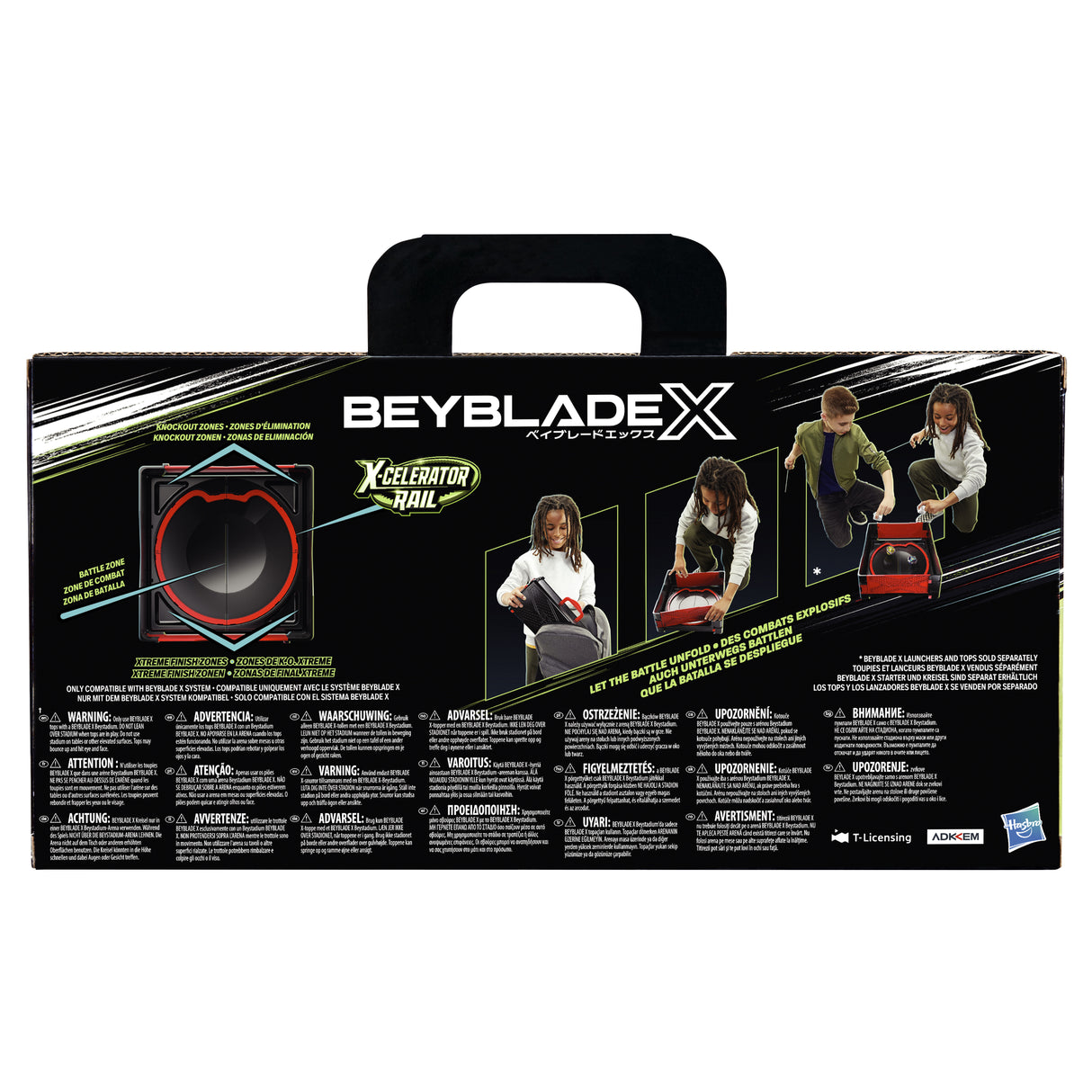 Beyblade X Arene de combat mobile, Beystadium pour toupies de compétition Beyblade (toupie et lanceur requis, vendus séparément), ca