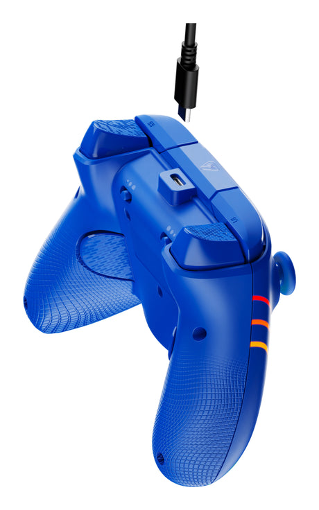 Manette de jeu - Xbox Series X|S, Xbox One et PC - Afterglow Wave - RGB - Filaire - Bleu - TURTLE BEACH