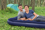 Matelas gonflable camping - BESTWAY - 67225 - 2 places - 1,91m x 1,37m x 22cm - Avec pompe a pied intégrée