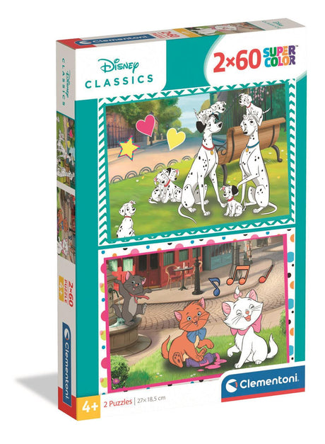 CLEMENTONI - 2x60 pieces - Disney Classic