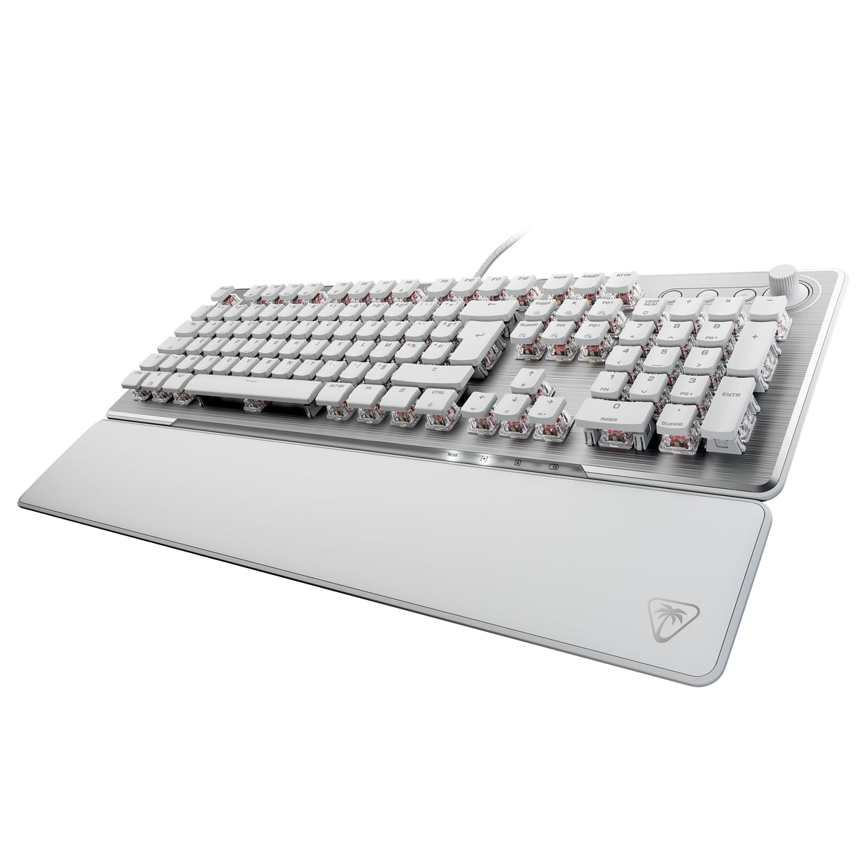 Clavier gaming PC mécanique - TURTLE BEACH - TBK-1002-12-FR - Vulcan II - Blanc