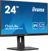 Ecran PC - IIYAMA - 23,8 - Full HD - 100Hz - Dalle IPS - 0.5ms - Pied réglable + Pivot - Prolite XUB2491H-B1