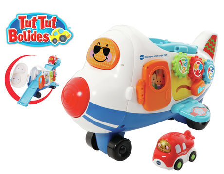 Avion Cargo 2 en 1 Tut Tut Bolides de VTECH pour enfants des 12 mois