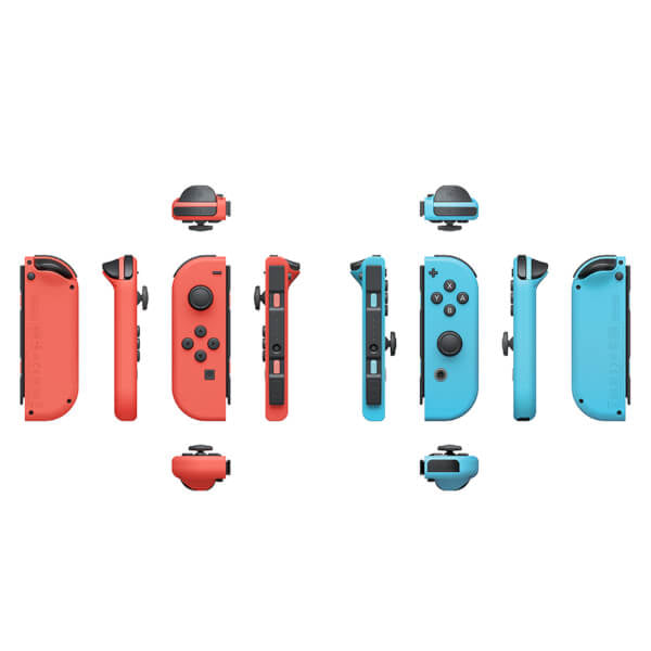 Paire de manettes Joy-Con Rouge Néon & Bleu Néon pour Nintendo Switch