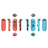 Paire de manettes Joy-Con Rouge Néon & Bleu Néon pour Nintendo Switch