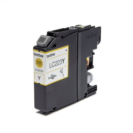 Cartouche d'encre jaune Brother LC223Y pour DCP-J4120DW, MFC-J4420DW, MFC-J5320DW, MFC-J4620DW, MFC-J5620DW, MFC-J5720DW