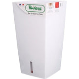 Pot de fleurs carré - RIVIERA - Eva New en plastique - 28 x 28 x H 52 cm - 31 L - Blanc