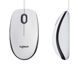 Souris filaire Logitech M100 (Blanc)