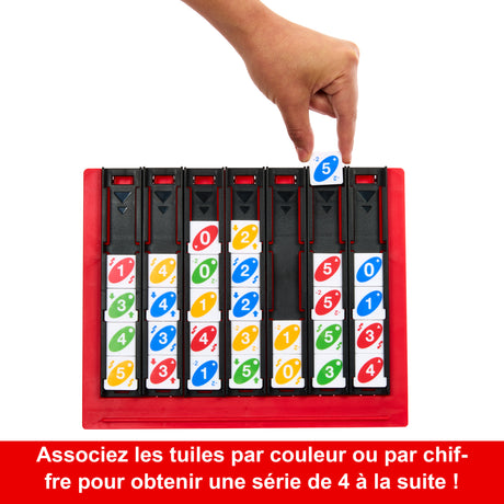 Mattel Games - UNO-Quatro-Jeu pour adulte, soirée en famille et soirée jeux HPF82