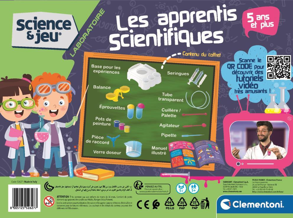 Les apprentis scientifiques - Clementoni - Science et Jeu - Laboratoire - Jeu d'Expériences - Dčs 5 ans