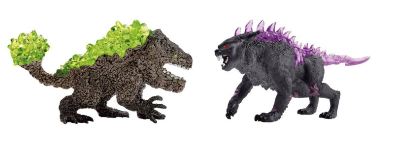 Figurines Duo Lynx des Ténebres vs Broyeur de Pierre, SCHLEICH 70827 Eldrador Creatures, des 6 ans