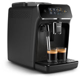 Machine a café Expresso broyeur - PHILIPS - EP2225/10 - Série 2200 - mousseur a lait - 2 cafés - Broyeur céramique - Noir brillant