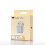 WE POP Coque silicone souple Airpods 2ème génération - COLORIS BLEU