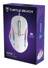Souris gaming filaire - Turtle Beach Kone™ II - Ultra légere - Blanc, 26 000 DPI, 23 fonctions personnalisables