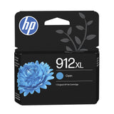 HP 912XL Cartouche d'encre cyan grande capacité authentique (3YL81AE) pour HP OfficeJet 8010 series/ OfficeJet Pro 8020 series