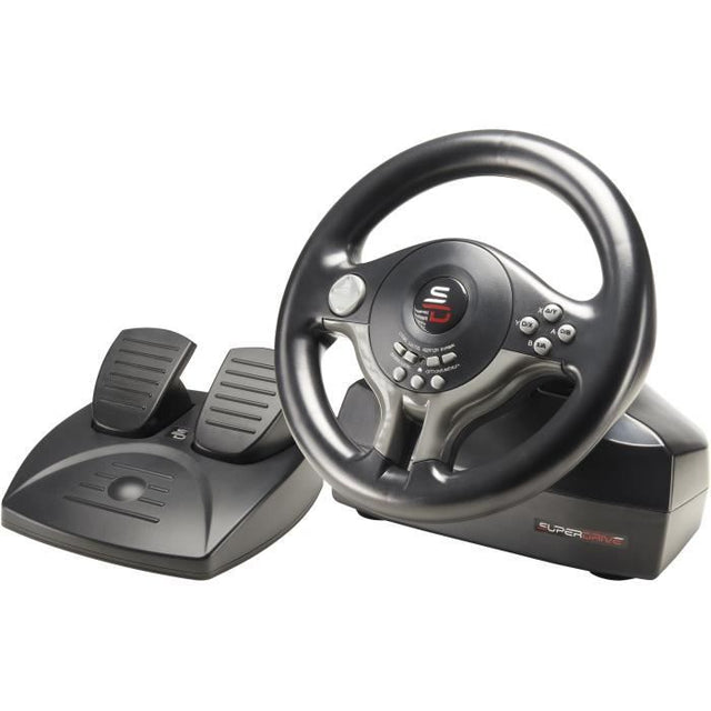 Volant de course - SUPERDRIVE - SV250 - Avec pédalier - Palettes - Vibrations - Multi-plateformes