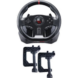 Volant de course - SUPERDRIVE - GS850-X - Levier de vitesse manuel - 3 pédales - Palettes - PS4 / Xbox